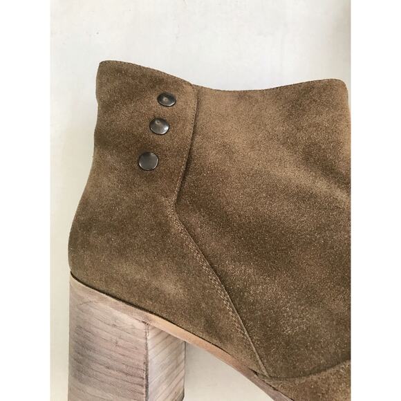 Cordani Suede Slip On Side Snap Ankle Boots Italy - Picture 3 of 12